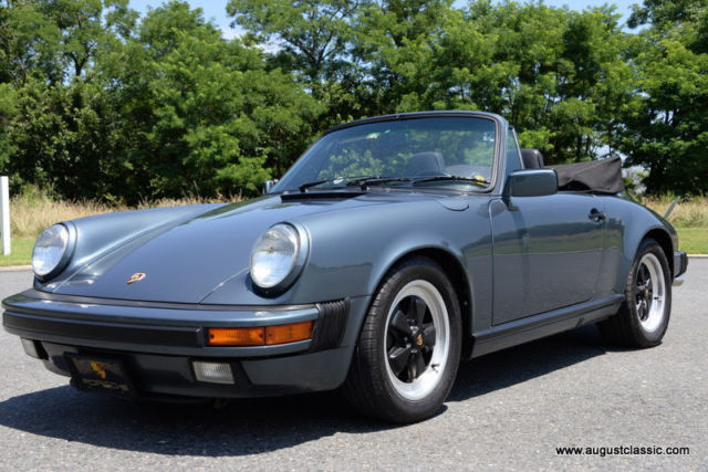 1987 Porsche Carrera Cabriolet - 41K Miles 1987 Porsche 911
