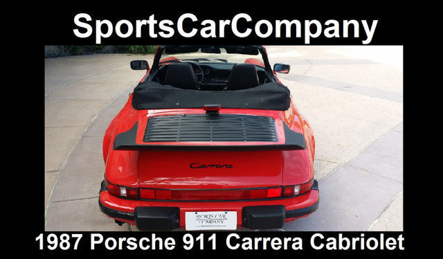 1987 Porsche 911 Carrera Cabriolet - photo 7