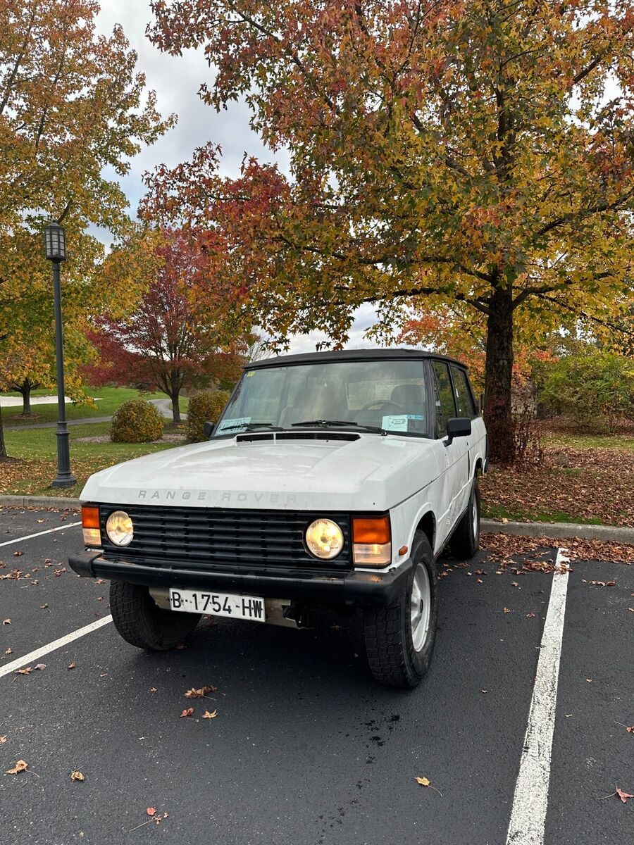 1987 range rover classic, 2 door, Diesel, Manual transmission, runs strong. 1987 Land Rover Range Rover