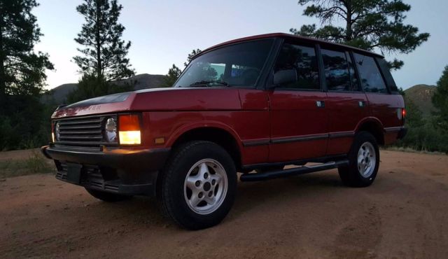1987 Range Rover Classic NAS - Custom Candy Apple Red, Rust Free Daily Driver 1987 Land Rover Range Rover
