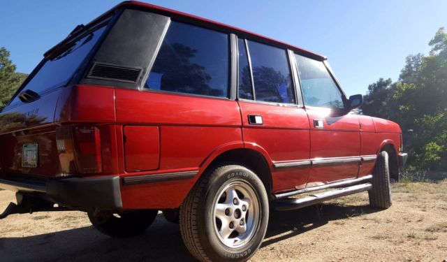 1987 Range Rover Classic - Rust Free GORGEOUS Custom Candy Apple Red Paint! 1987 Land Rover Range Rover