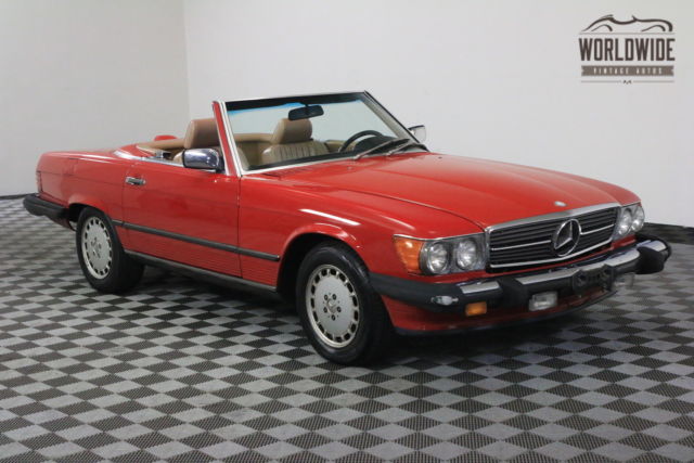 1987 Mercedes-Benz SL-Class 86K ACTUAL MILES ON TITLE BOTH TOPS - photo 4