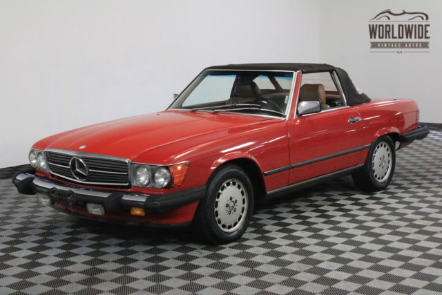 1987 Mercedes-Benz SL-Class 86K ACTUAL MILES ON TITLE BOTH TOPS - photo 5