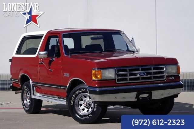 1987 Red XLT! 1987 Ford Bronco XLT
