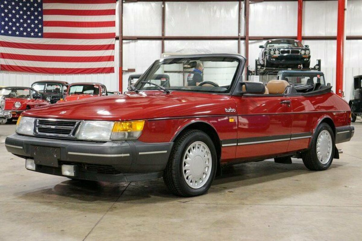 1987 Saab 900 Turbo Cabriolet 113900 Miles Cherry Red Convertible 2.0L I4 turboc 1987 Saab 900 Turbo Cabriolet