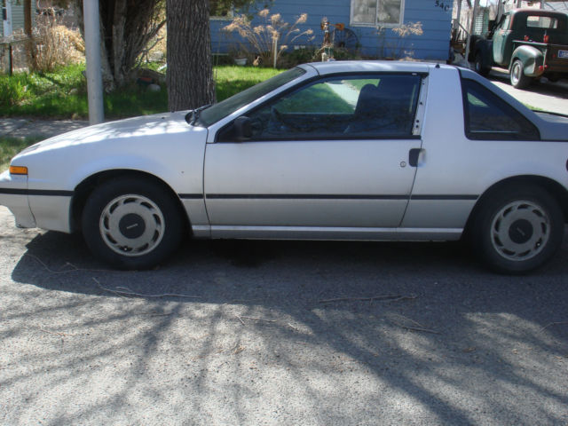 1987 Silver w/ black out pkg Nissan Pulsar NX SE 1.6 DOHC T-Top Removable Hatch 1987 Nissan Pulsar NX SE