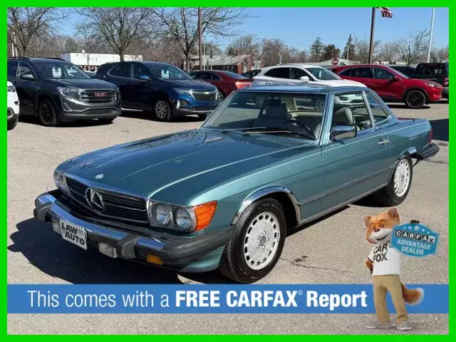1987 SL 2D Coupe Roadster Used 5.6L V8 16V Convertible 1987 Mercedes-Benz 500-Series SL 2D Coupe Roadster