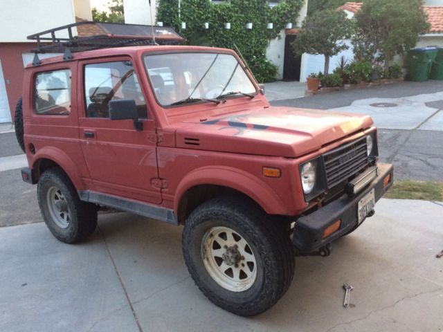 1987 Suzuki Samurai 4x4 hardtop / tintop 1987 Suzuki Samurai
