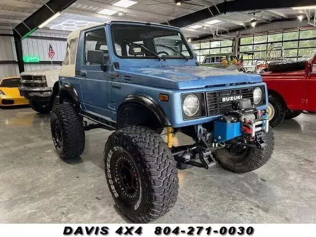 1987 Suzuki Samurai Custom Offroad Crawler 53384 Miles Blue 1.6 5 Speed 1987 Suzuki Samurai Custom Offroad Crawler