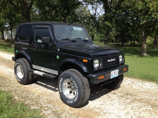1987 Suzuki Samurai JX 4X4 Tin Top with 1.6L VW Turbo Diesel Acme Conversion 1987 Suzuki Samurai JX