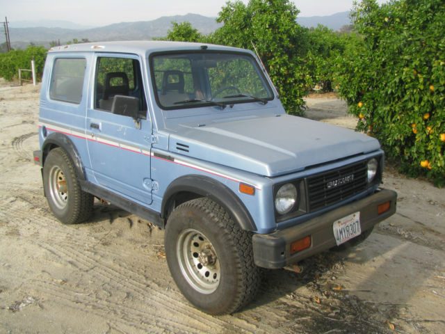 1987 Suzuki Samurai Tin Top Hardtop 1987 Suzuki Samurai