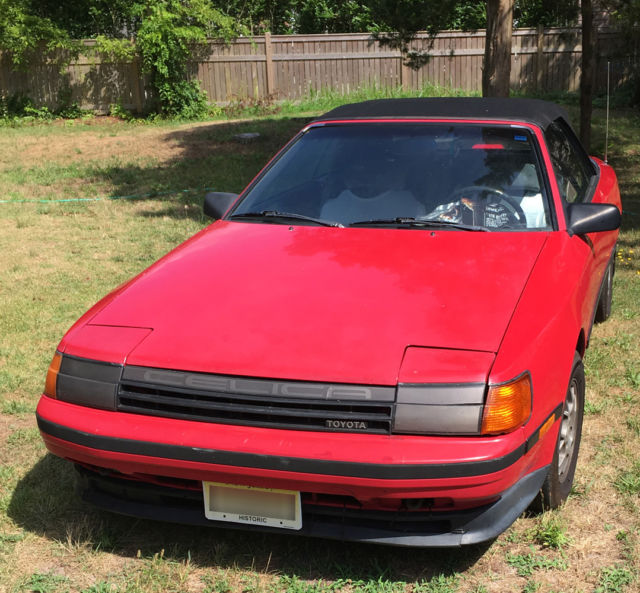 1987 TOYOTA CELICA GT Red CONVERTIBLE - Great JDM Survivor! Good Condition! 1987 Toyota Celica GT