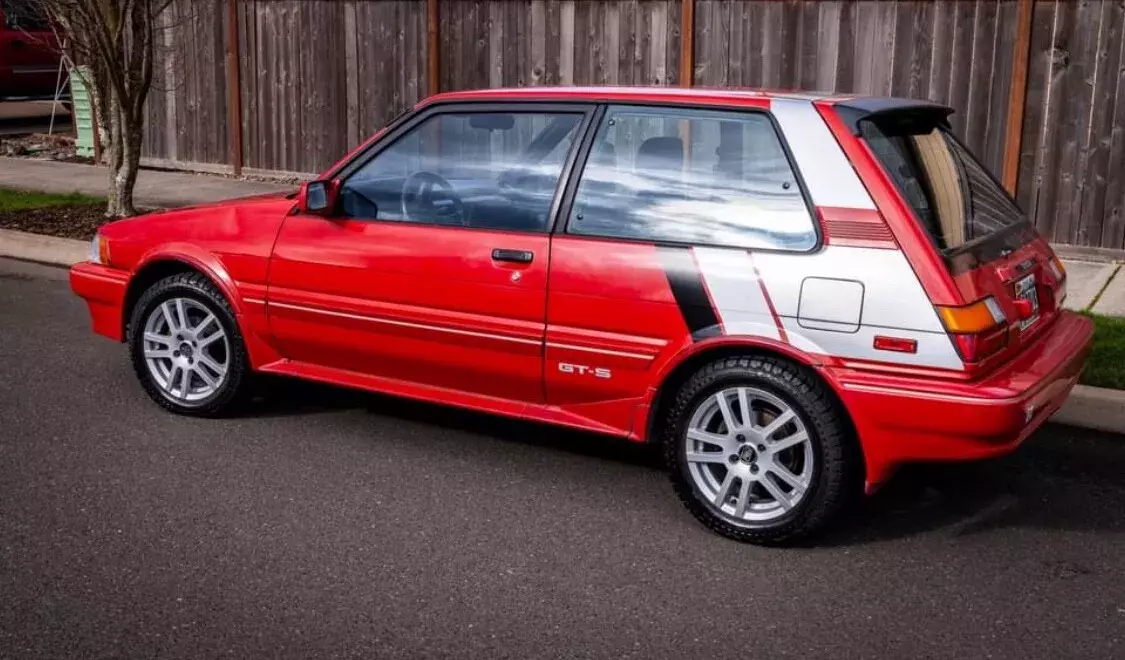 1987 Toyota Corolla Hatchback Red FX16 GT-S 1987 Toyota Corolla FX16 GT-S