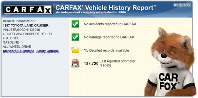 1987 Toyota Land Cruiser 137K Mi 4WD Manual FJ60 Axle Locks CARFAX California - photo 7