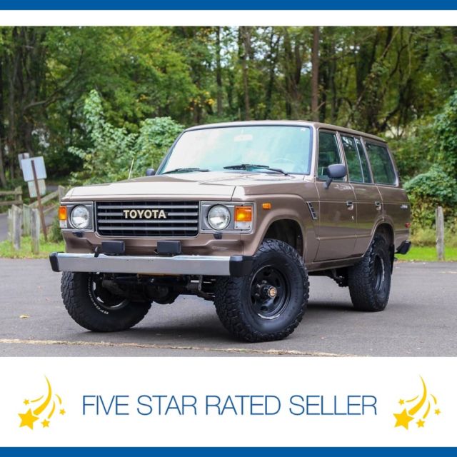 1987 Toyota Land Cruiser 4WD Manual L6 FJ60  Tow Package Clean CARFAX Rare!