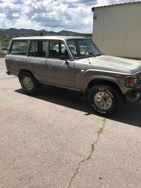 1987 Toyota Land Cruiser FJ60 4x4 4-Speed 1987 Toyota Land Cruiser Base Sport Utility 4-Door