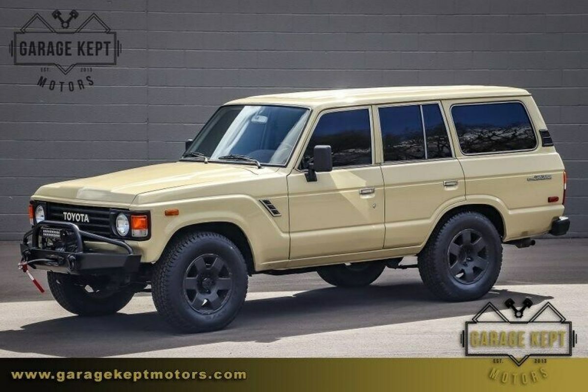 1987 Toyota Land Cruiser FJ60 Beige SUV 4.2L I6 155195 Miles 1987 Toyota Land Cruiser FJ60