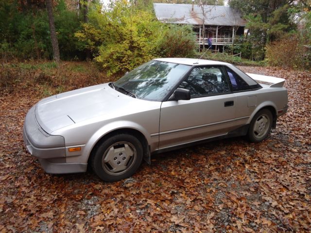 1987 toyota MR2 silver runs good clean body 1987 Toyota MR2 coupe