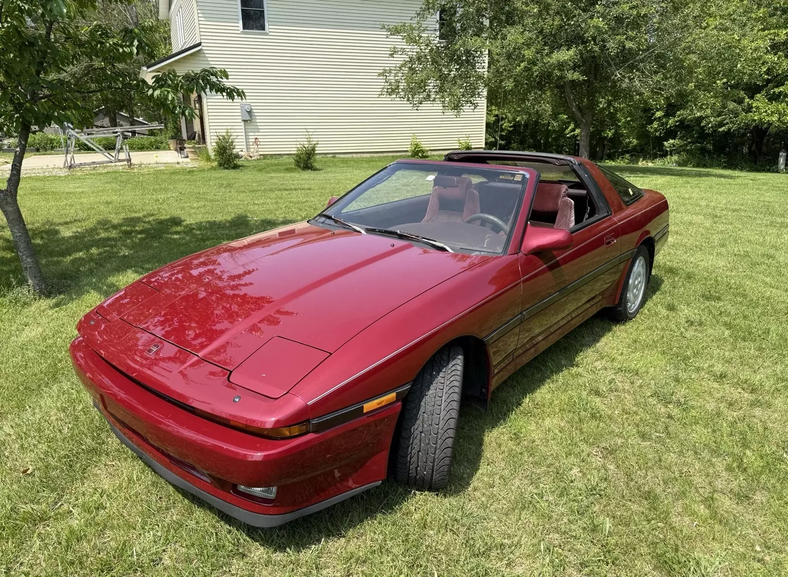 1987 Toyota Supra Hatchback Red SPORT ROOF 1987 Toyota Supra SPORT ROOF