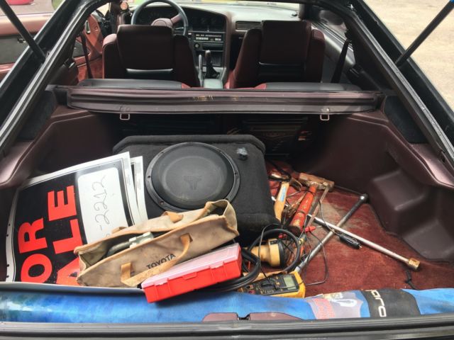 1987 Toyota Supra Burgundy - photo 12