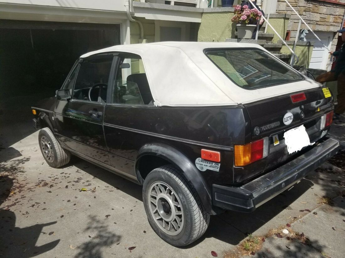 1987 Volkswagen Cabriolet Electric Conversion 1987 Volkswagen Cabriolet