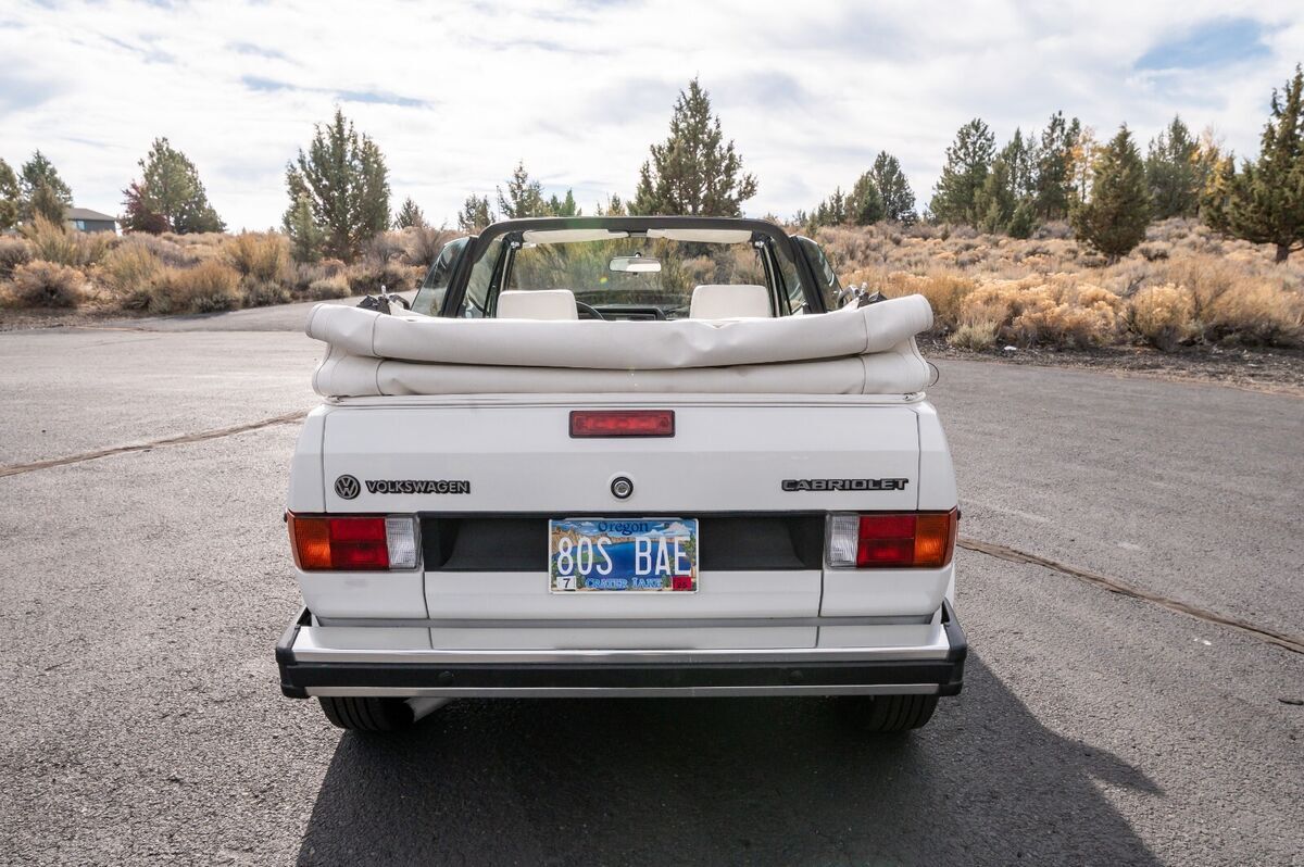 1987 Volkswagen Rabbit Cabriolet Wolfsburg Triple-White - photo 7