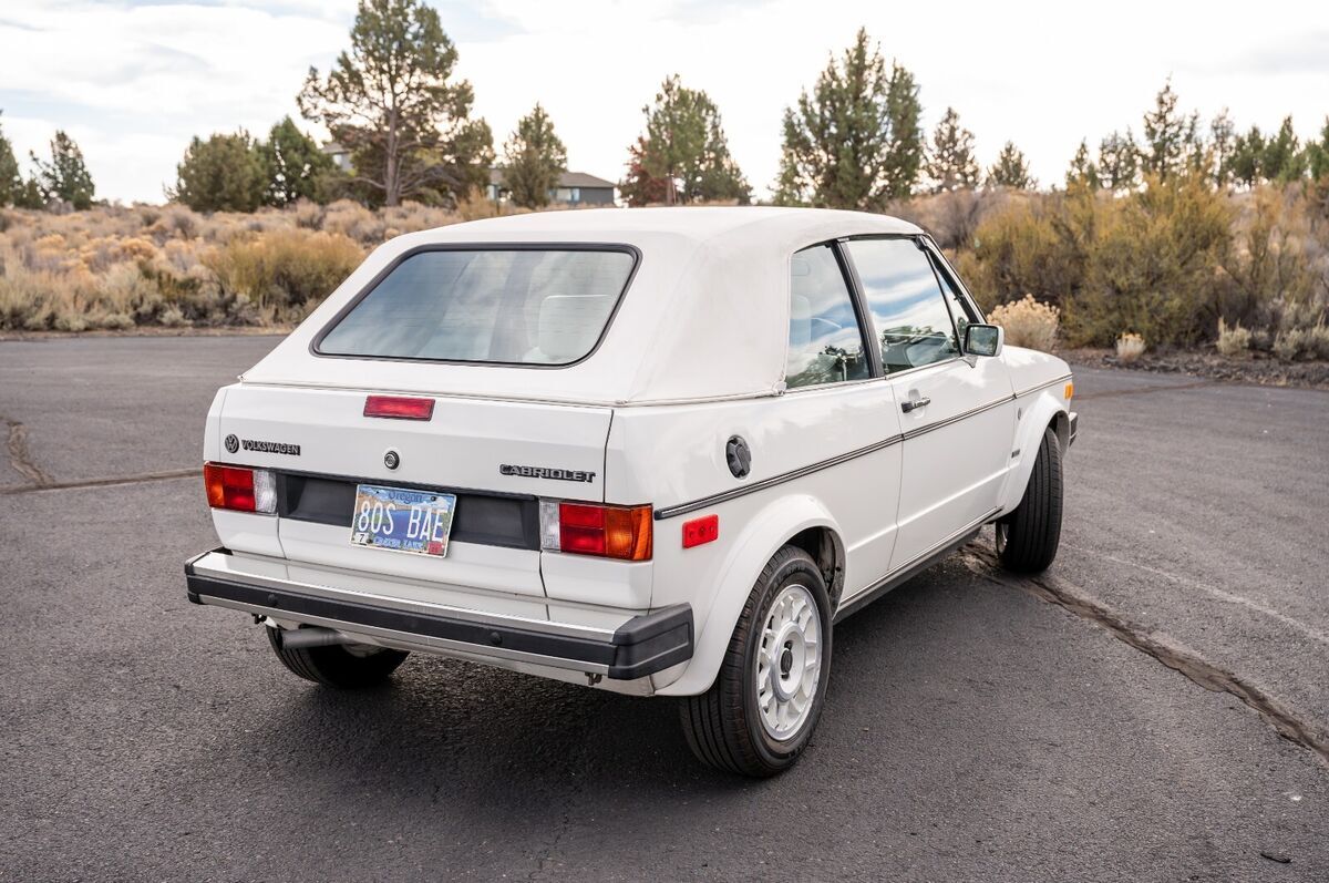 1987 Volkswagen Rabbit Cabriolet Wolfsburg Triple-White - photo 9