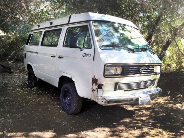 1987 Volkswagen Bus/Vanagon 4WD SYNCHRO WESTFALIA FULL CAMPER BUS