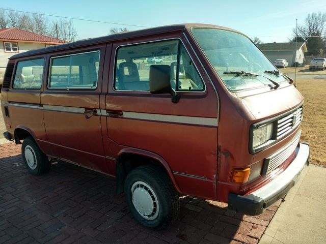 1987 Volkswagen Vanagon GL Syncro 4X4 NO RESERVE 1987 Volkswagen Bus/Vanagon GL