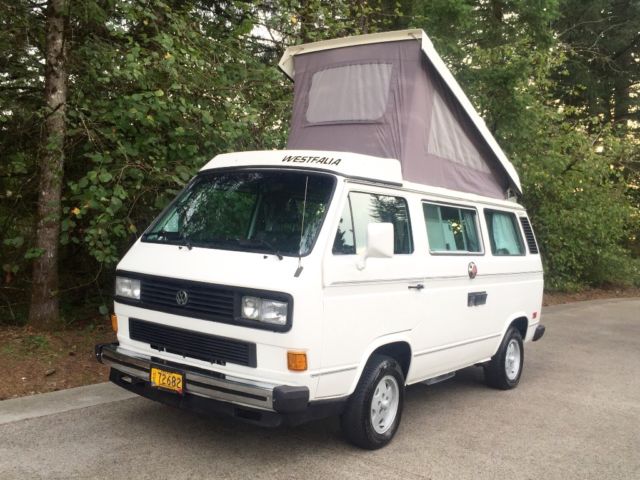 1987 VOLKSWAGEN VANAGON WESTFALIA WINDSURFER EDITION CAMPER POP-TOP KOMBI BUS 1987 Volkswagen Bus/Vanagon WESTY CAMP-MOBILE VAN BUS WEEKENDER