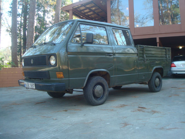 1987 Volkswagen VW Vanagon DOKA AHU 1.9Tdi M-Tdi conversion! Runs& drives great 1980 Volkswagen Bus/Vanagon CREW CAB DIESEL DOKA TRUCK T25