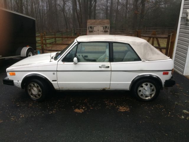 1987 VW Cabriolet Wolfsburg Edition Convertible 1987 Volkswagen Cabrio Wolfsburg edition