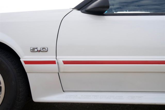 1987 Ford Mustang GT CONV, ONLY 27,999 ACTUAL MILES, CLEAN CARFAX - photo 5