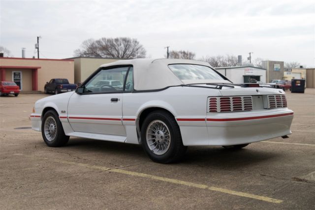 1987 Ford Mustang GT CONV, ONLY 27,999 ACTUAL MILES, CLEAN CARFAX - photo 7