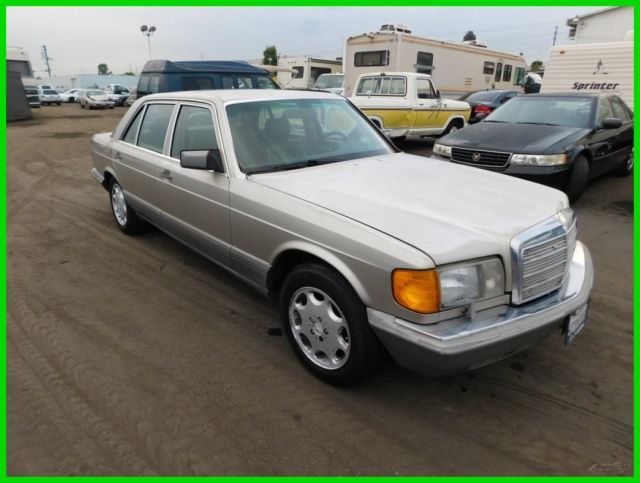 1988 4 Dr Used 5.6L V8 16V Automatic NO RESERVE 1988 Mercedes-Benz 500-Series Base Sedan 4-Door