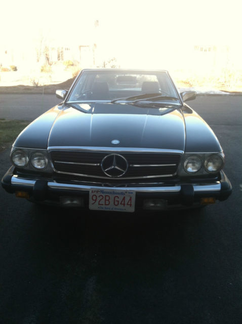 1988 560SL Black Metallic Convertible/Hardtop 1988 Mercedes-Benz SL-Class Rubber door guards and bumpers