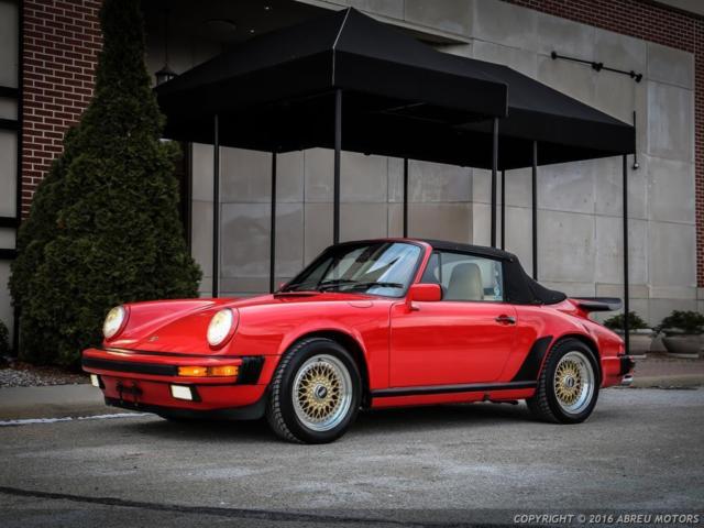1988 911 G50 Cabriolet - Original 62205 Miles - Prisitne Condition. 1988 Porsche 911 Carrera Convertible 2-Door