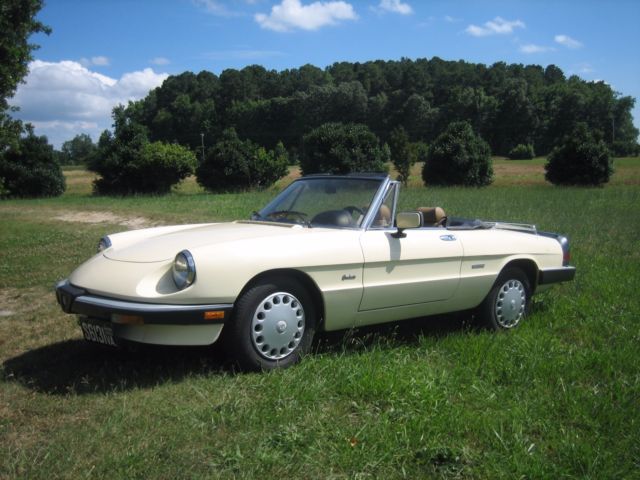 1988 alfa romeo graduate roadster 1988 Alfa Romeo Spider graduate roadster