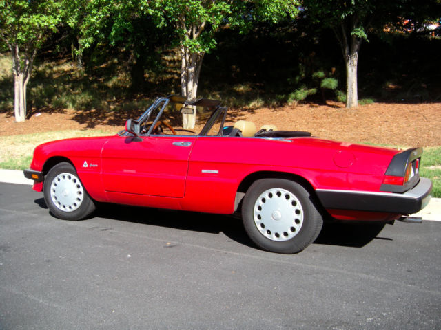 1988 Alfa Romeo Spider 1988 Alfa Romeo Spider Graduate