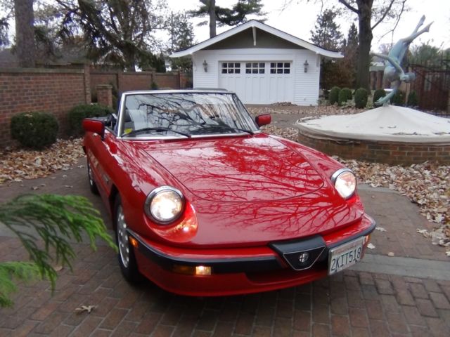 1988 Alfa Romeo Spider Quadrifoglio 1 Owner, California Car, 39K Original Miles! 1988 Alfa Romeo Spider Quadrifoglio