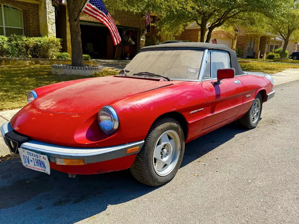 1988 Alfa Romeo Spider VELOCE