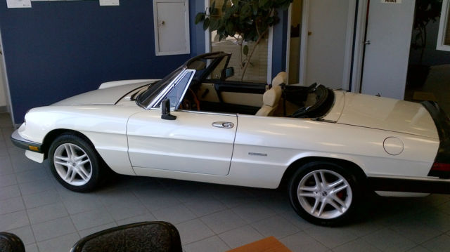 1988 Alfa Romeo Spider Veloce Convertible 2-Door 2.0L CONVERTABLE SPORTS CAR 1988 Alfa Romeo Spider Veloce
