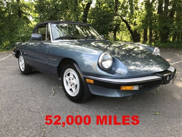 1988 ALFA ROMEO SPIDER VELOCE * LOW MILES * DON'T MISS THIS CAR 1988 Alfa Romeo Spider VELOCE