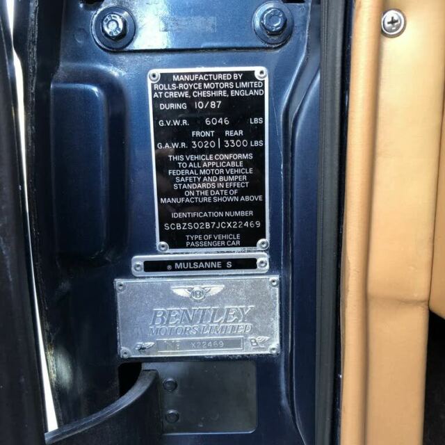 1988 Bentley Mulsanne - photo 8