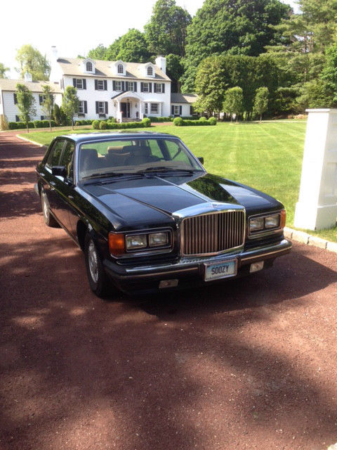 1988 Bentley Mulsanne S Black Tan Leather Interior Original Great Condition 1988 Bentley Mulsanne Mulsanne S