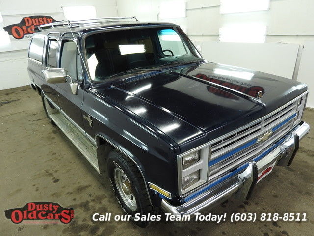 1988 Blue Runs Drives Body Inter Good 454V8 3 spd Auto! 1988 Chevrolet Suburban Runs Drives Body Inter Good 454V8 3 spd Auto