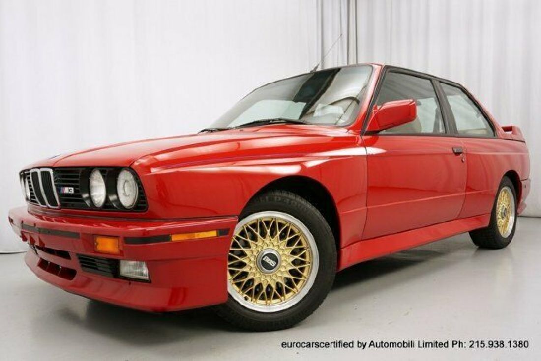 1988 BMW 3 Series M3 51007 Miles Cinnabar Red Coupe 4 Cylinder Engine 2.3L/140 M 1988 BMW 3-Series M3
