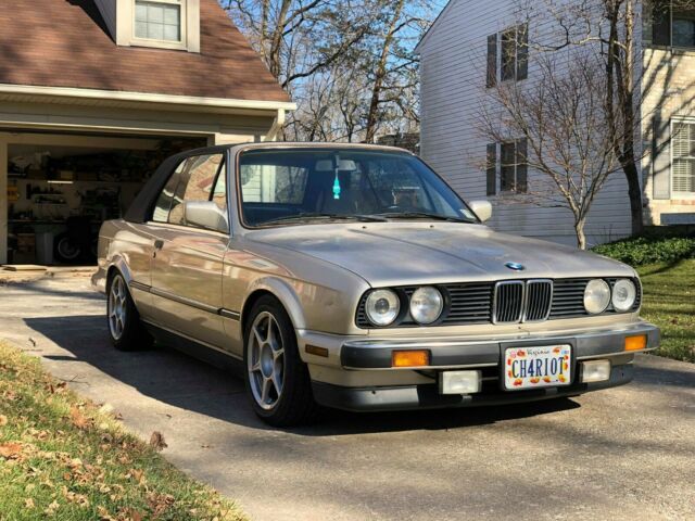 1988 BMW 325i Convertible & Hardtop, 145K miles, 5 Speed, Bronzit Beige Metallic 1988 BMW 3-Series 325iC