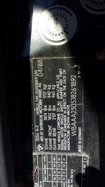1988 BMW 3-Series 325is - photo 5