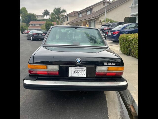 1988 BMW 5-Series 528e Classic 4-Door Refurbished Black 1988 BMW 5-Series E AUTOMATIC